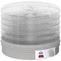 HOMCOM Dehidrator cu 5 niveluri, 245W cu reglaj temperatură, Gri | Aosom Romania