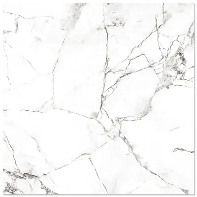 Gresie exterior / interior portelanata Madeline White 45 x 45 cm lucioasa tip marmura