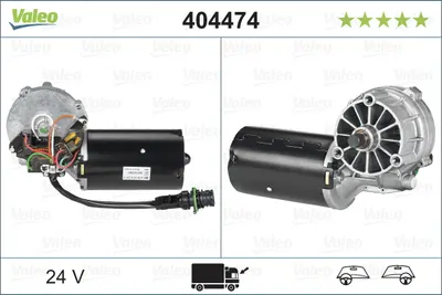 Motor stergator Fata potrivit MERCEDES CITARO (O 530), CITO (O 520), CONECTO (O 345) M476.930-OM926.949 01.98