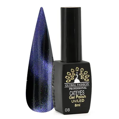 Oja semipermanenta 24D Cat Eye 8ml, 08 Engros