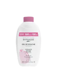 Gel de dus cu rodie roz Plaisir, 600ml, Byphasse