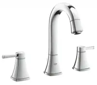 Baterie lavoar Grohe Grandera 20619000, racord 3/8 inch, L, 264 mm, ventil, Crom lucios