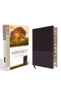Amplified Study Bible, Imitation Leather, Purple, Indexed