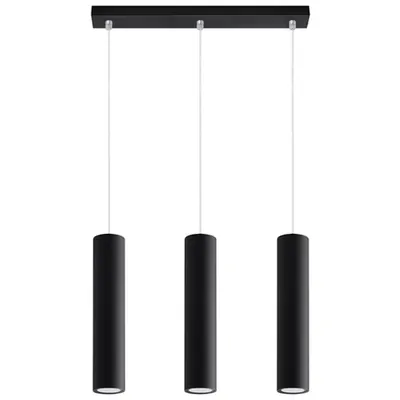 Lampa suspendata LAGOS 3L negru
