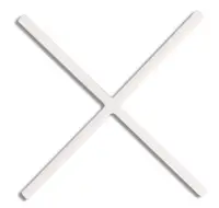Distantiere ( Cruciulite ) pt. placi - gresie si faianta - Rost 1 mm - 300 buc - RUBI-2911