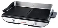 Grătar Gastroback - Advanced pro BBQ, 2300W, antiaderent, plat/cu nervuri, oțel inoxidabil