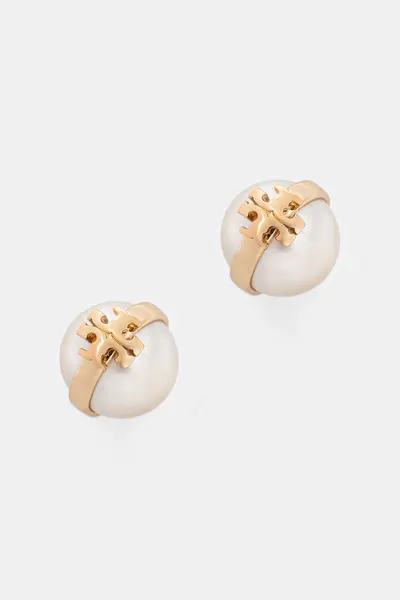 Tory Burch cercei placate cu aur Moondance