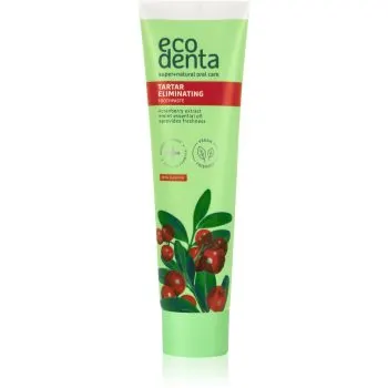Ecodenta Green Tartar Eliminating pastă de dinți împotriva tartrului cu efect răcoritor cu flor