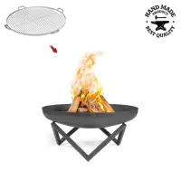 Pachet Vatra SANTIAGO 60 cm cu grilaj inox