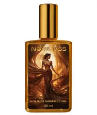 Ulei Stralucitor Ten Corp cu Sidef Auriu, Premium, NOVA KISS , 50 ml