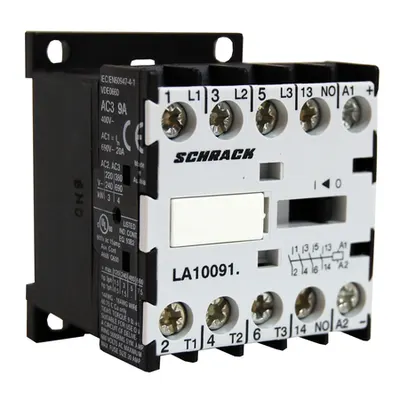 Contactor auxiliar miniatura 3pol/1ND-230VAC 10A