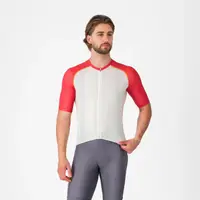 Tricou ciclism mânecă scurtă Castelli Unlimited Endurance 3 bărbați - ivoriu