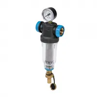 Filtru SAN cu autocuratare, cu cartus din otel inoxidabil 304 cu racorduri de ½ FM E i ¾ M
