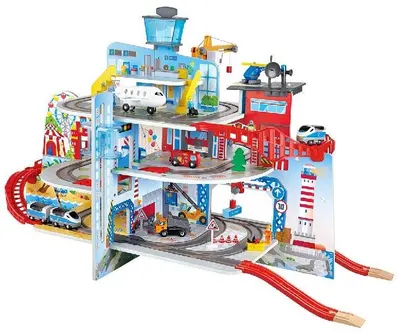 Set de joc HaPe International - Tren prin oraș