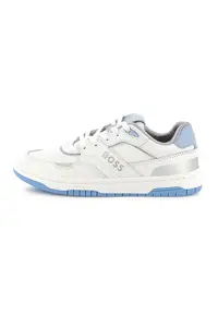 Pantofi sport cu detalii logo - Alb/Albastru pastel