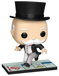 Figurină Funko POP! Retro Toys: Monopoly - Mr. Monopoly (Pass Go) #162