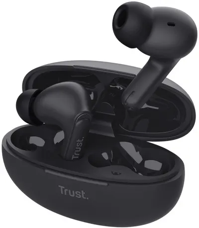 Căști wireless Trust - Yavi Earbuds, TWS, ENC, negre