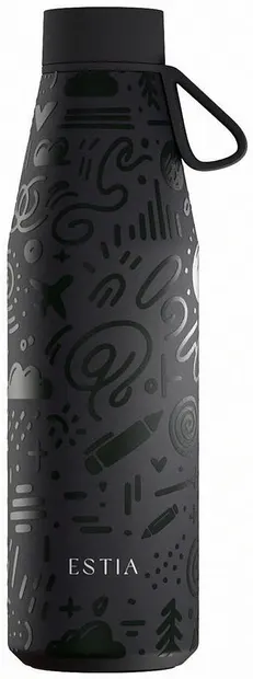 Sticlă termică Estia Flow - Noir Echo, 500 ml