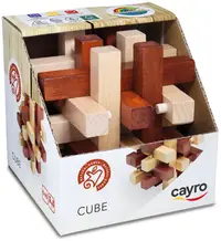 Cayro Puzzle Logic din lemn - Cube