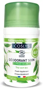 Deodorant bio proaspat cu parfum de ceai verde si menta, 50ml, Coslys