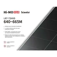 Panou fotovoltaic LONGi Hi-MO X10 Scientist 645W Bifacial LR7-72HVD