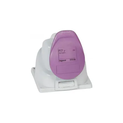 Priza aparenta P17 - IP44 - 20/25 V~ - 16 A - 2P