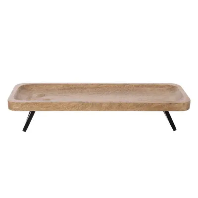 Tavă din lemn 16x46 cm Mango – Orion