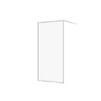 Paravan dus walk-in 100x200 cm Cersanit Larga, sticla securizata, profil crom