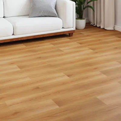 vidaXL Pardoseală Laminată Bej deschis 101 x 20 x 0,8 cm 15 buc.