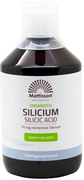 Organic Silicium, 70 mg, 500 ml, Mattisson Healthstyle