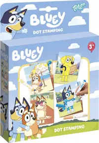 Set creativ Totum - Colorare cu puncte Bluey