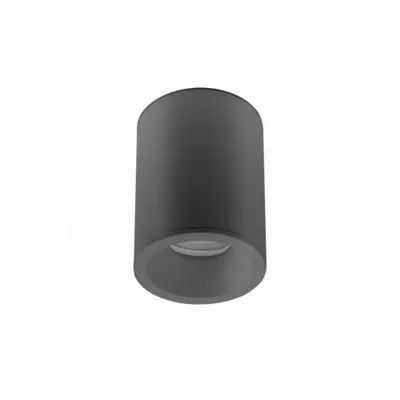 Spot - SENSA AQUA ceiling lamp, alum, 85×115, IP54, max 50W, circular, black