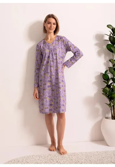 Camasa Noapte Malena TWIN - Floral