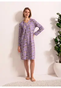Camasa Noapte Malena TWIN - Floral
