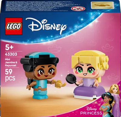 Constructor LEGO Disney- Mini Iasomie și Rapunzel (43303)
