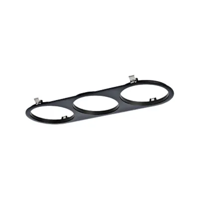 Ferronego Installation frame 111 round / 3-fach black