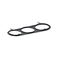 Ferronego Installation frame 111 round / 3-fach black