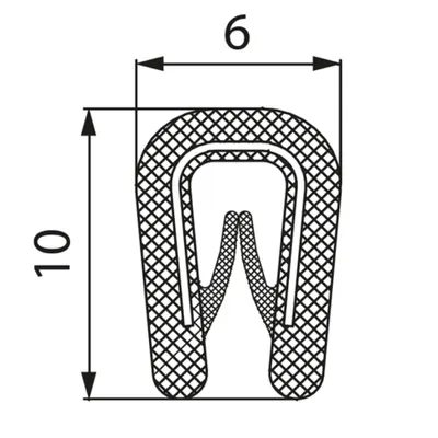 Cheder 1,0-2,0mm RAL 9005 rola neagra