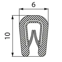 Cheder 1,0-2,0mm RAL 9005 rola neagra