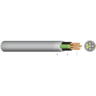 Cablu cu Izolatie din Pvc Slm 0.6/1 Kv 4 X 6 Mm - Schrack