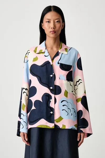 Marimekko cămașă pentru femei din vâscoză