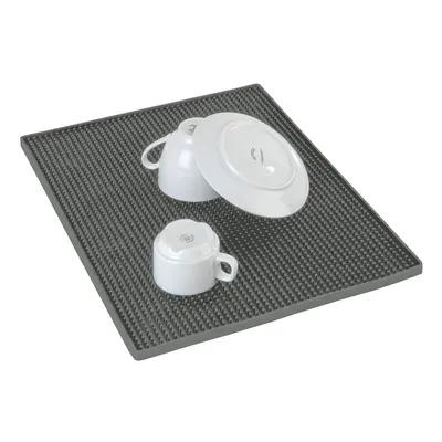 Scurgător de vase gri din cauciuc 40x30 cm Maxi – Wenko