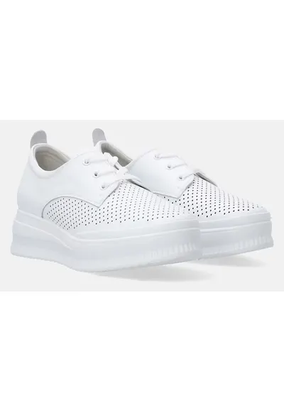 Pantofi sport cu perforatii si varf rotund