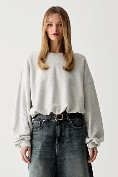 Gestuz hanorac oversized pentru femei, cu bumbac GZkahla