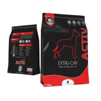 EXTRU-CAN Activ, Pui, hrană uscată câini, activitate intensă, 10kg 10kg