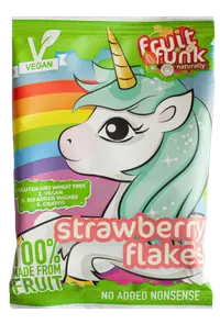 Fulgi din fructe cu capsuni Unicorn, 16g, Fruit Funk