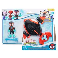 Figurina cu vehicul, Spidey and his Amazing Friends, Water-Webs Spin Dolphin, G1465