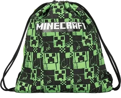Geantă sport Panini Minecraft - Verde