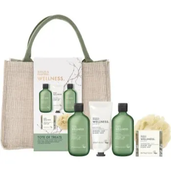 Baylis & Harding Wellness. Energise set cadou geanta de cosmetice Ginger, Lime & Basil Leaf