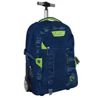 Troler Spirit Pattern, Albastru Verde, 55x35x25 cm